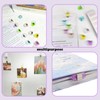 Potanro Colorful Plastic Binding Clips 24 Pcs Papers Files Materials