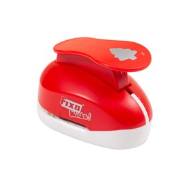 Jumbo Red Christmas Tree Solid Punch