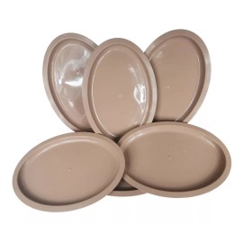 Boris 2 Platos Tampiqueño Ovalado Plástico 450ml