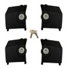 ERKUL Metal Lock System for Roof Rack Cross Bars: Complete