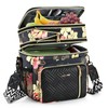 LOKASS Lunch Box for Women/Men-16L-Insulated Lunch Bag, Expandable Double-layer Leakproof