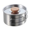 Captain Stag UH-4207 Stainless Steel Single Handle Pot, 4.7 inches