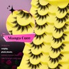 Manga Lashes Anime False Eyelashes Spiky Lashes Strips (Vivid)