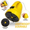 ZONETECH Electric Snow Ice Scraper USB Rechargeable - Premium Quality