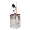 LENITH Kitchen Utensil Chopsticks Perforated Holder with Hooks - Stainless