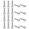 PATIKIL 1/4-20 x 1" Hex Socket Cap Head Screw Bolt,