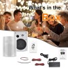 Herido Herdio 2X6.5" Outdoor Indoor Speakers Wired Bluetooth USB Wall