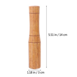 Wood Pestle 2pcs Food Grinding Rod Wooden Pestle Mashed Potatoes Seasoning Pestle Rod Flour Purees Grinding Stick Cooking Tool for Kitchen Restaurant Wooden Garlic Graters
