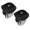 Yctze Suitcase Wheels, 1 Pair Luggage Swivel Wheels, Replacement Swivel