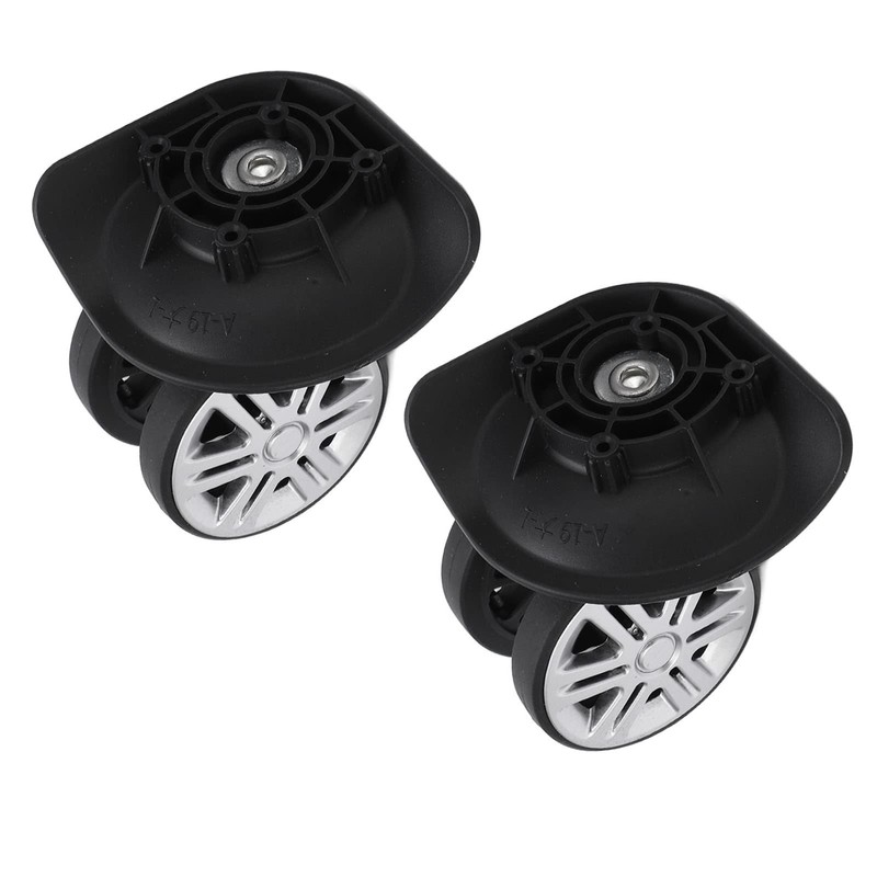 Yctze Suitcase Wheels, 1 Pair Luggage Swivel Wheels, Replacement Swivel