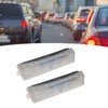 2 PCS Light Control Solar Warning Lights with 8 LED