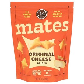34 Degrees Original Cheese Crisps Mates, 3 OZ