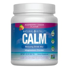 Natural Vitality Calm Citrato De Magnesio En Polvo Sabor Fra                                                                                          