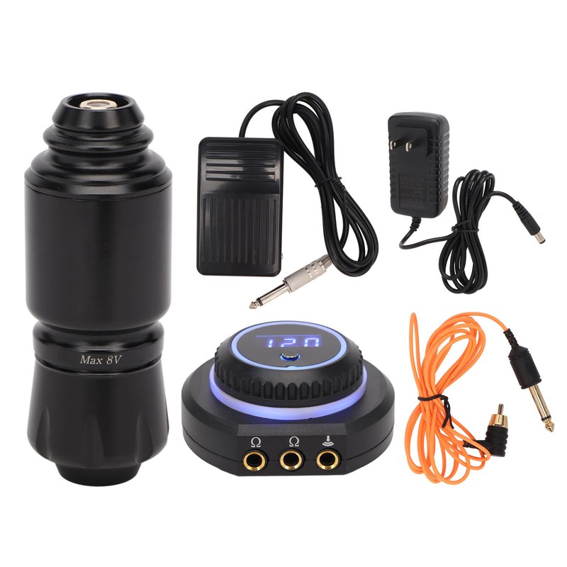 Tattoo Machine Pen Kit Tattoo Foot Pedal RCA Interface Tattoo