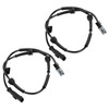 Frankberg 2 x ABS Sensor 2-Pin Front Axle Compatible with