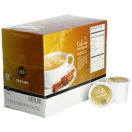 Café Escapes Chai Latte K-Cup Portion Count for Keurig Brewers, 24 Count