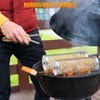 Rolling Grill Baskets,【2025Upgraded】 2Pcs Nesting Grilling Net with Removable Wooden