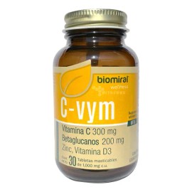 Vitamina C Betaglucanos Zinc Y Vitamina D3 30 Tabs Masticabl