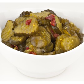 Jake & Amos Hot Bread & Butter Pickle Chips 16 Oz. (3 Jars)