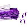Mini Skater 800pcs 4" Metallic Twist Ties (Purple)