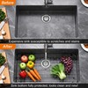 ARCCI 27-9/16" x 14-9/16" Kitchen Sink Grid and Sink Protectors,