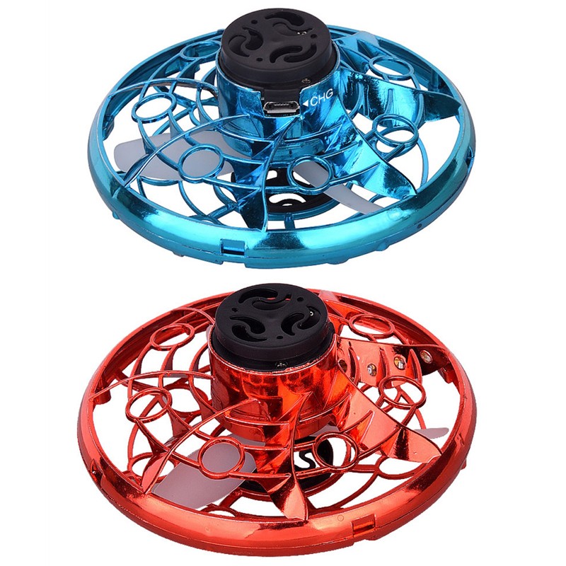 Mini UFO Flying Ball Toy for Kids Rotatable LED Luminous