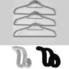 MOREBEST 20 Pcs Clothes Hanger Connector Hooks,Mini Cascading Velvet Hanger