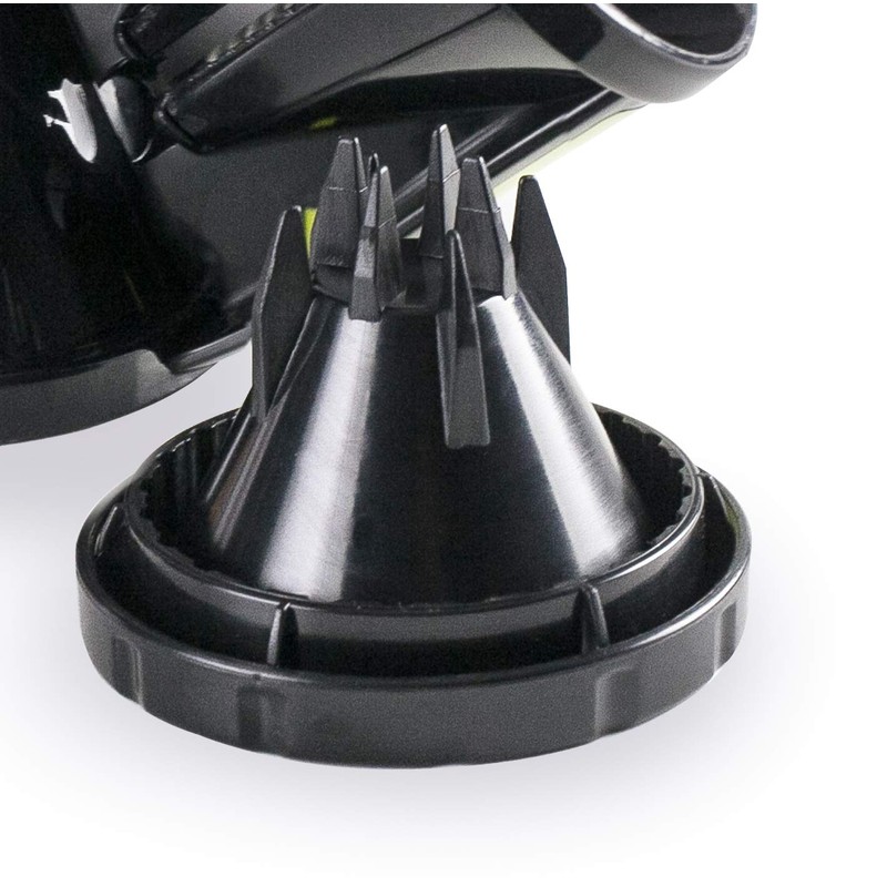 IBILI Triple Vegetable Sharpener, Stainless Steel, Black/Green, 19 x 6.5