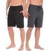 Fruit of the Loom Mens Pajama Shorts 2 Pack, Breathable