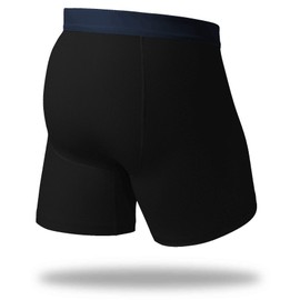 Pair of Thieves Men's Cool Breeze Boxer Briefs, The Solid, Small Black/Navy