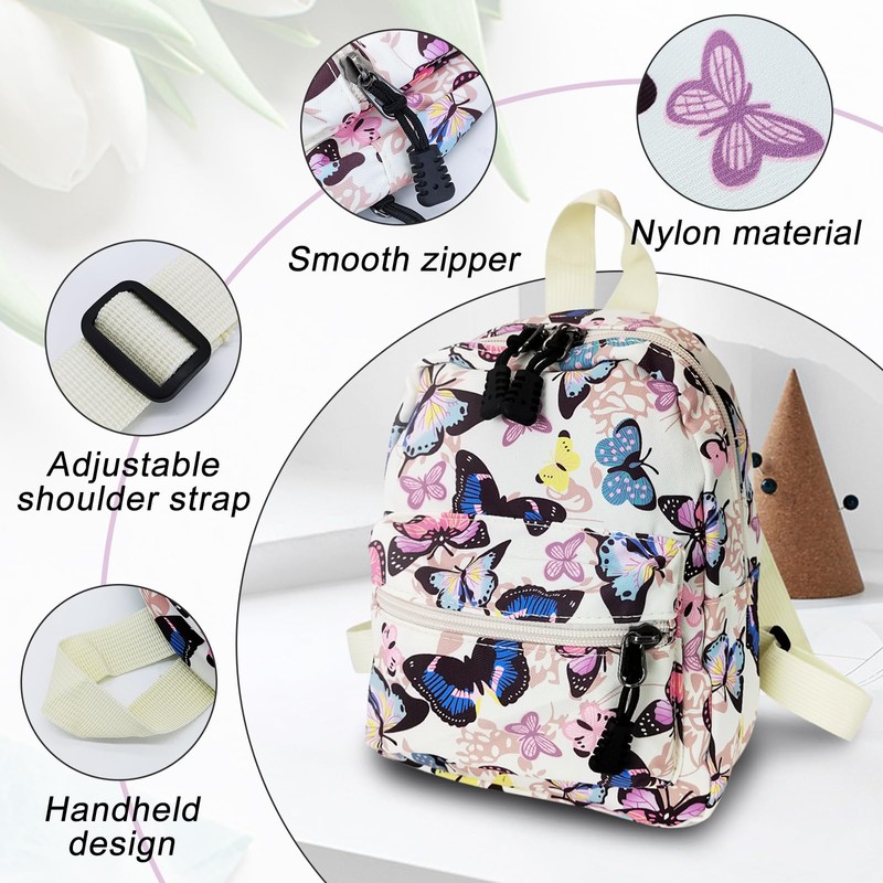 WisePoint Mini Backpack, Nylon Small Backpacks for Women and Girls,