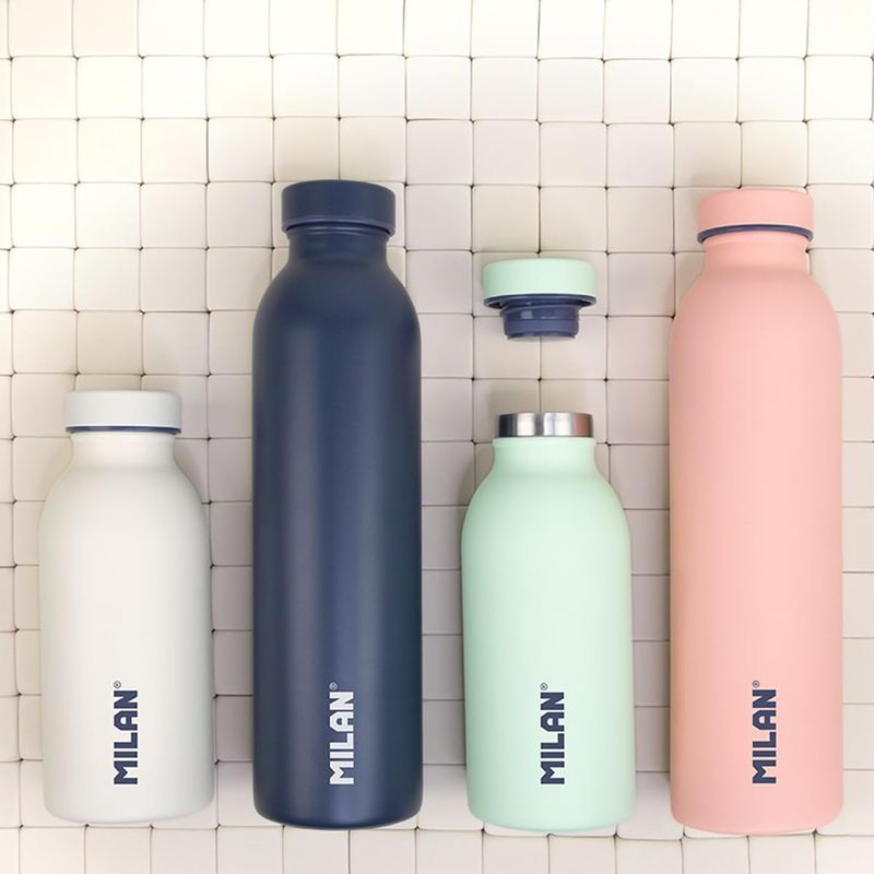 MILAN® 12oz Stainless Steel Vacuum Flask Green Series 1918