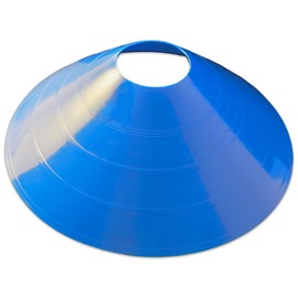 AGORA 4" Practice Disc Cones - Blue - Set of 10