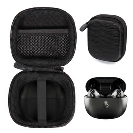 CaseSack Case for Skullcandy Rail ANC in-Ear Noise Cancelling Wireless Earbuds (Black)