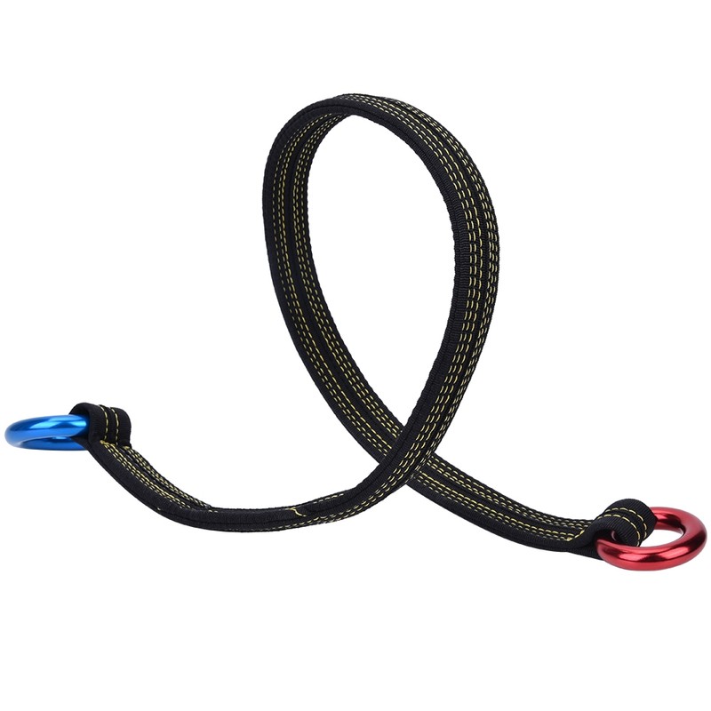 Durable Climbing Rescue Wire Lanyard with Two Hanging Rings for
