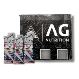 Gel Energético Deportivo 24 Piezas AG Nutrition Sin Gluten Vegano                                                                                     