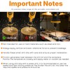 XIFOWE 10Pcs Titanium-Coated HSS Twist Drill Bit Set (0.6mm, 0.8mm,