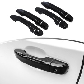 YINGTUU for Honda Accord 10th Gen 2018 2019 2020 2021 2022 Accessories Stickers Door Handle Cover Decals Bright Black