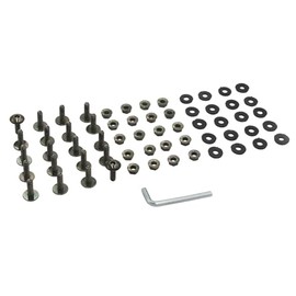 ATV Quad Plastic Body Fender M6 Bolt Washer & Nut 6mm x 20mm 50cc 70cc 125cc 150cc 200cc 250cc Set of 20
