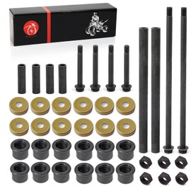 Front Arm Bushing Dust Cover Seal Caps Bolts & NUT Shaft Collars Upper Lower Rebuild kit For YAMAHA Banshee 350 YFZ 350 450 Raptor 125 250 700 YFM 125 250 700 90381-15088-00 5YT-23517-00-00