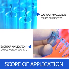 Milisten 10Pcs Stool Specimen Cup Stool Container Test Tubes Sample Specimen Bottle Urine Cup with Spoon Lid for Home Laboratory School Educational (Blue)