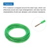 MECCANIXITY 2mm (1/16 inch) Green Vinyl Coated Wire Rope, 30m