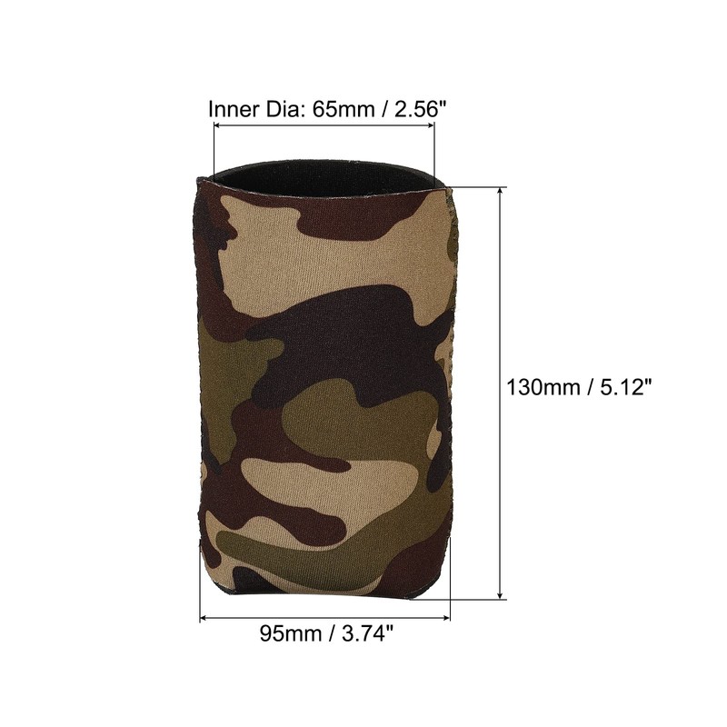 MECCANIXITY Can Cooler Sleeves Insulated Collapsible Neoprene Covers 2.6mm Thick