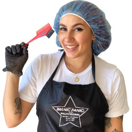 MANIC PANIC Hair Dye Tool Kit Brush Gloves And Cap