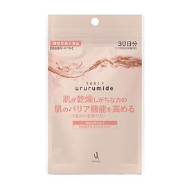 For those who tend to dry out, Increases the power to maintain moisture in their skin, Ceramide Supplement, Moisture Mide, 90 Capsules, Approx. 1 Month Supply, Collagen Peptides