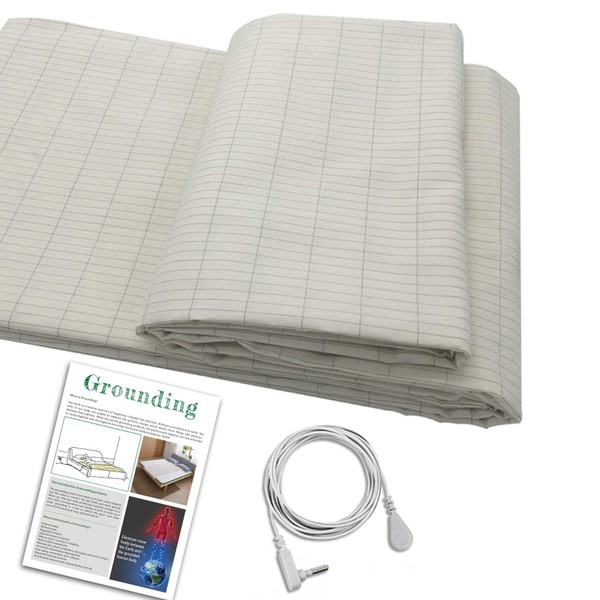 Grounding Mat Conductive Grounding sheet for Better Sleep,Reduce Pain and Inflammation, Reconnect to the Earth Recovery