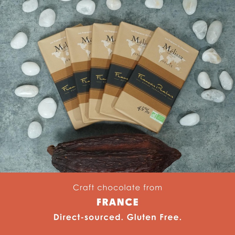François Pralus Melissa 45% Milk Chocolate 5 Pack - French