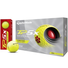 TAYLOR MADE TP5x Golf Balls 5 Pieces 2021 Model N0803101 Yellow