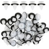 JAZOKA 50 Pcs Car Trim Clips Plastic Fasteners Universal Auto