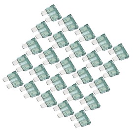 VekAuto 25 Pcs Blade Style Fuse, 1A Blade Fuses Universal for Car Plastic Metal Green